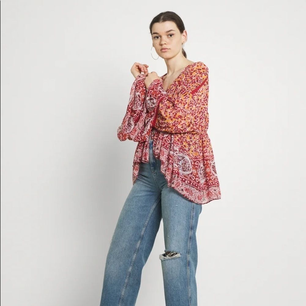 FREE PEOPLE| Lorraine Tiered Kimono
